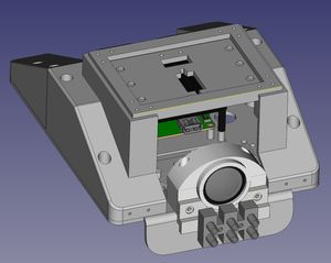 FreeCAD Design View of the robot