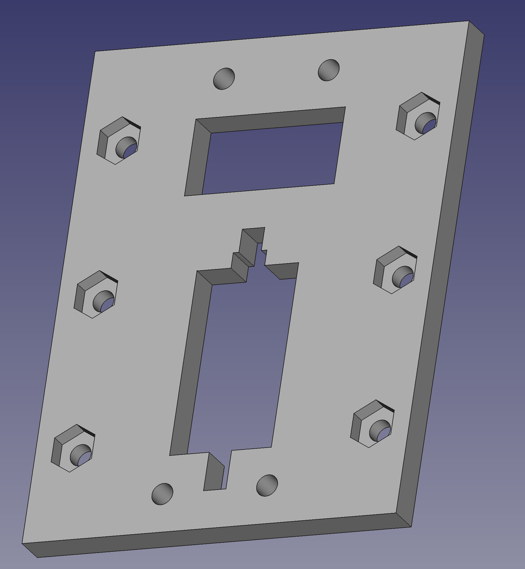 Attachment base plate