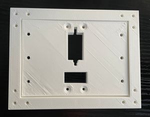 The assembled attachment plate