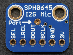 SPH0645 MEMS i2s microphone breakout