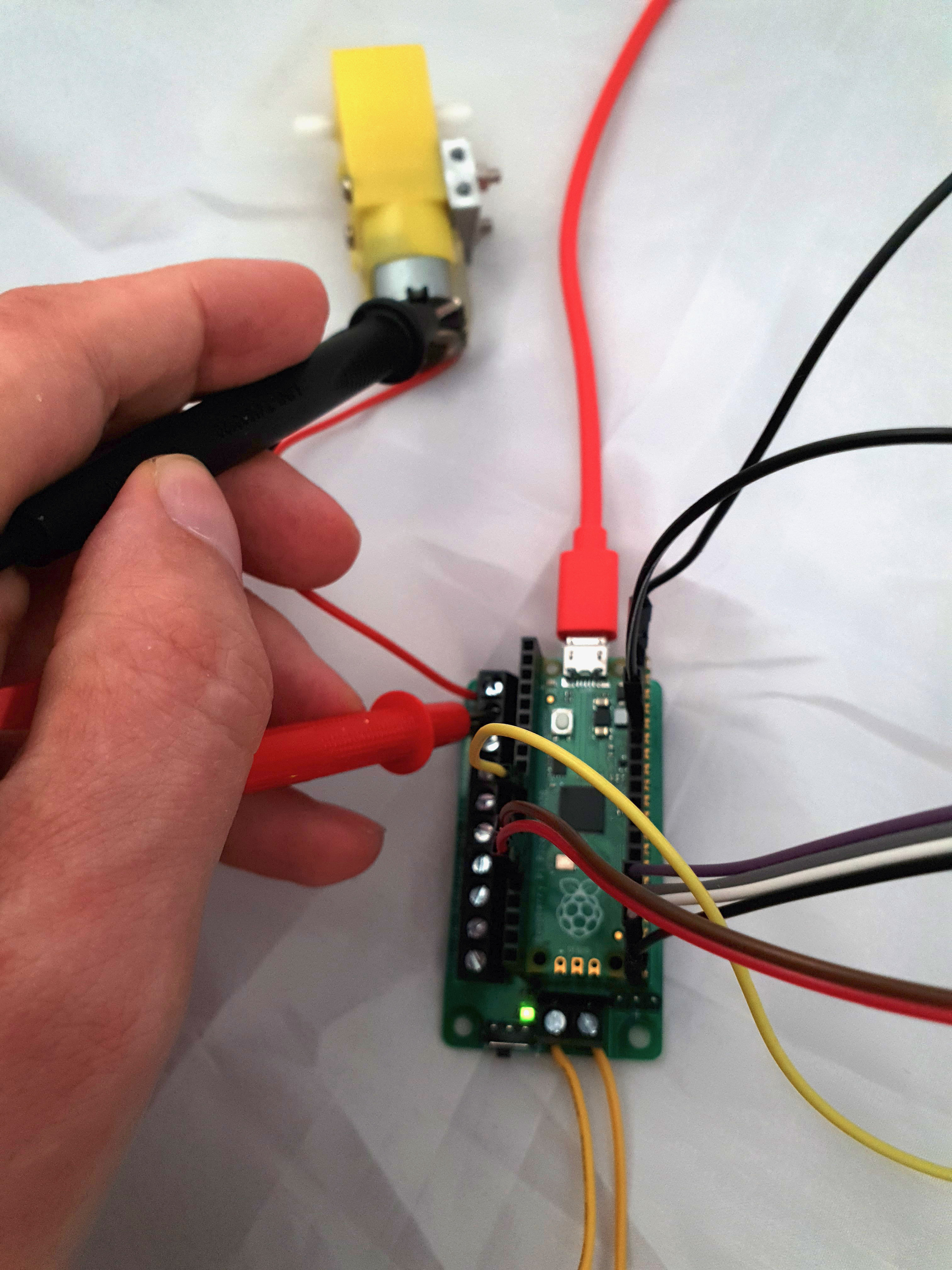 Continuity Probing motor Connections