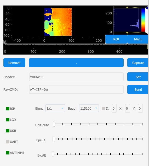 Screenshot of the comtool